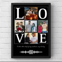 تابلو قاب موزیکال عشق با طرح شما