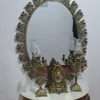 آیینه و شمعدان و کنسول سلطنتی|بوفه، ویترین، کنسول|ایلام, |دیوار