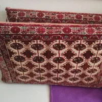 یک جفت پشتی دستباف