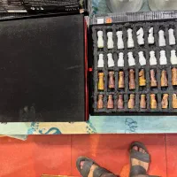 شترنج تمام سنگ شیک مجلسی خاص|کلکسیون و سرگرمی|گنبد کاووس, |دیوار