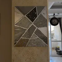 فروش تابلو نقاشی مدرن ساخته شده از ورق نقره|تابلو، نقاشی، عکس|تهران, ولنجک|دیوار