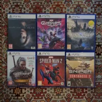 بازی ps5 ps4 ویچرهاگوارز مرد عنکبوتی اسنایپر گوست