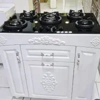 اجاق گاز  پنج شعله رو شیشه