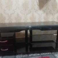 میز تلوزیون شیشه ای