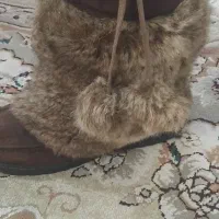 کاپشن چرم اصلی درجه یک کوتاه و پوتین خزدار|لباس|نیشابور, شهید بهشتی|دیوار