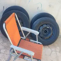 صندلی و لاستیک های 15 آن