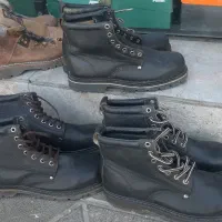 کفش کار چرمی نیم بوت و کفش استوک|کیف، کفش، کمربند|اصفهان, نقش جهان|دیوار