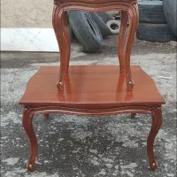جلومبلی عسلی فرانسوی کوئین منبتی.میزغذاخوری صندلی