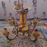 لوستر برنجی سالم وتمیز