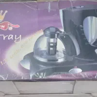 چایساز مشکی مارک کرون|سماور، چای‌ساز، قهوه‌ساز|خشکبیجار, |دیوار