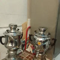 سماور نفتی برنجی قدیمی (با نفت )