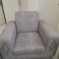 مبل راحتی طوسی|مبلمان خانگی و میز عسلی|تهران, شهمیرزادی|دیوار