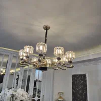 ۲ عدد لوستر شامپاینی کاملا نو و جدید