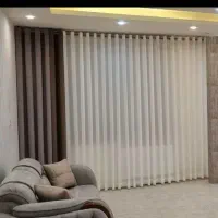 انواع پرده مینی مال چکی|پرده، رانر، رومیزی|همدان, |دیوار