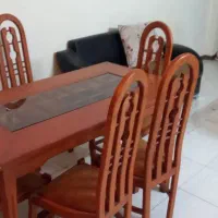 سرویس ۶نفره مبل ومیز نهاری بصورت کامل در حد نو|مبلمان خانگی و میز عسلی|شیراز, فرهنگ شهر|دیوار