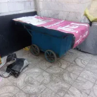 گاری چهار چرخ تمام فلز