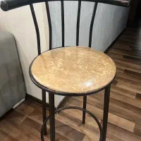 صندلی پایه بلند فلزی|صندلی و نیمکت|گنبد کاووس, |دیوار