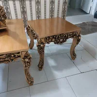 ست مبل و ناهار خوری استیل ورق طلا تمام چوب|مبلمان خانگی و میز عسلی|کرج, شاهین‌ویلا|دیوار