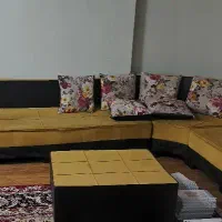 مبل ال ۶ نفره خردلی