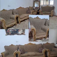 مبل ۷ نفره نسکافه ای|مبلمان خانگی و میز عسلی|شازند, |دیوار