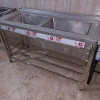 اجاقگاز ۴شعله و۳شعله پایه دار صنعتی استیل|کافیشاپ و رستوران|رباطکریم, شهرک صنعتی سبلان|دیوار