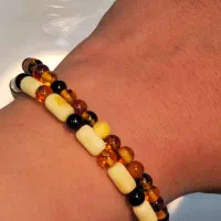 دست بند زنانه کهربا عقیق یاقوت زمرد زبرجد|جواهرات|تهران, دهم فروردین|دیوار