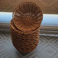 سبد حصیری دستبافت