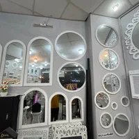 شلف آینه پی وی سی نیم دایره گرد|آینه|مشهد, نرگس (شهرک غرب)|دیوار