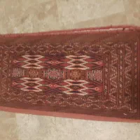 یک جفت پشتی دستبافت کرک ترکمن به ابعاد ۵۶در۱۰۶