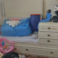 تخت و کمد کودک|تخت و صندلی بچه|نظرآباد, مسکن مهر نظرآباد|دیوار