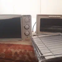 توستر سفید سایز بزرگ نو سایزکوچک کارکرده