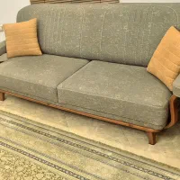 مبلمان ۸ نفره چوب راش شرکتی نو و تمیز|مبلمان خانگی و میز عسلی|آمل, |دیوار