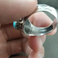 انگشتر فیروزه نیشابوری نفیس با نقره ۹۲۵|جواهرات|تهران, ایران|دیوار
