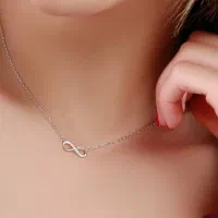 گردنبند بی نهایت.زنجیر ریز