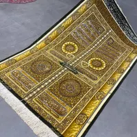 فرش دستباف درب کعبه ۶۰ رج ۸۰ درصد ابریشم