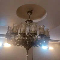 لوستر ۱۶ شاخه|لوستر و چراغ آویز|اصفهان, صدف|دیوار