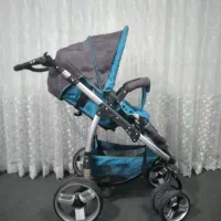 کالسکه خارجی بزرگ روبه مادر نوزادی کمک فنردار