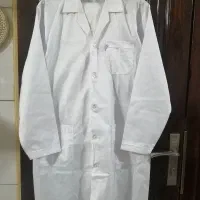 روپوش و شلوار سفید  سایز 44 نو