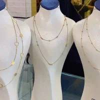 گردنبند های طلا دولایه۵٪