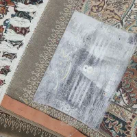 2تخته فرش 9متری گردویی 700شانه شاه پسند|فرش|قم, نیروگاه|دیوار