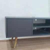 میز تلویزیون میز tv مشکی پایه چوبی|میز تلویزیون|تهران, آذربایجان|دیوار