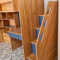 تخت دوطبقه مجموعه یکنفره|تخت و سرویس خواب|اصفهان, بهارستان|دیوار