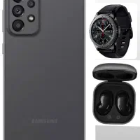 سامسونگ A73+ایرپاد+ساعت هوشمند