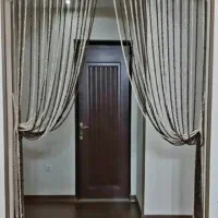 پرده راهرو و پذیراییو کتیبه طلالیی