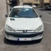 پژو ۲۰۶ سفید تمیز و خوش ظاهر با قیمت مناسب