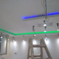 کناف کاری و نقاشی کاغذدیواری پارکت