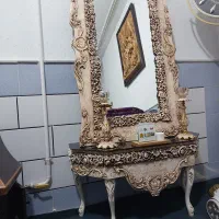 آیینه و شمعدان|آینه|ساوه, |دیوار