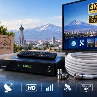 نصب و تنظیم آنتن و گیرنده / نصاب تلوزیون و براکت