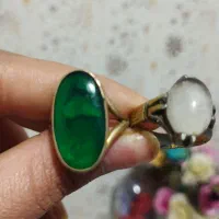 انگشتر عتیقه عقیق و درّ
