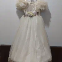 پیراهن مجلسی دخترانه در حد نو